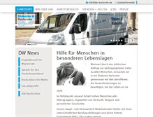Tablet Screenshot of dw-karlsruhe.de